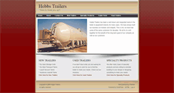 Desktop Screenshot of hobbstrailers.com