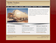 Tablet Screenshot of hobbstrailers.com